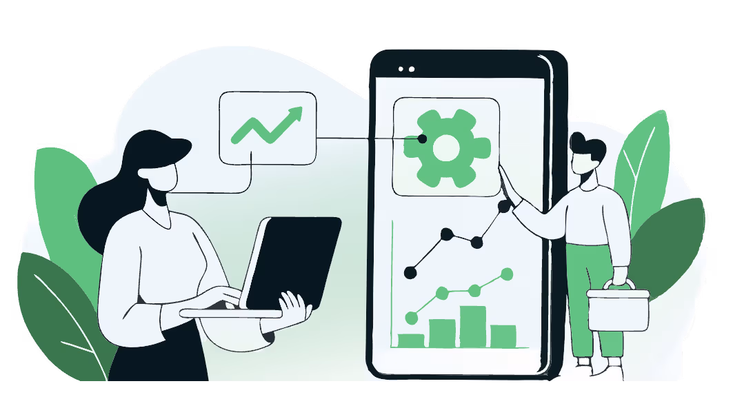 Illustration montrant l'impact numérique durable
